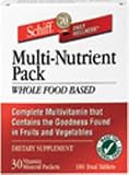 Multi-Nutrients Pack 30 Packets (180 Tabs) ( Whole Food Based ) Schiff Vitamins