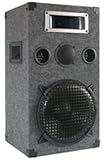 Lautsprecher Box Disco 250mm Techno Bassreflex schwarz