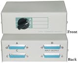 DB25 Female, ABC 3 Way Switch Box