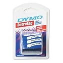 DYMO DYM12331 LetraTag Tape Starter Kit with White Paper, White Plastic, and Clear Tapes (1/2" x 13', 3-Pack)