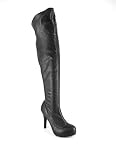 Thigh High Zip Side Boot