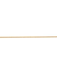 14K Gold 1.8mm Flat Wheat Chain 24"