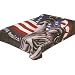 New Solaron King Size American Flag Korean Mink Blanket