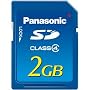 Panasonic 2GB Class4 High Speed SD Card