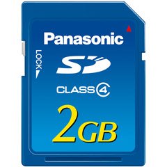Panasonic 2GB Class4 High Speed SD Card