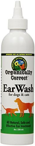 Organically Correct Dog and Cat Ear Cleaner, 8-Ounce