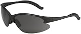 AO Safety 11683 Virtua V6 Anti-Fog Safety Glasses, Black Frame, Gray Lens