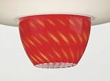 Forecast F1706MIN Quattro Pendant Glass Accessory, Marta Inferno Glass