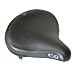 Sunlite Cloud-9, Bicycle Suspension Cruiser Saddle, Contour Cruiser Gel, Tri-color Emerald