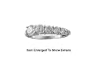 Stunning Genuine Sterling Silver Cubic Zirconia Journey Colection Ring ** SPECIAL **