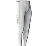 SKINS ロングタイツ《メンズ：ホワイト》スキンズ Half Tights アンダーウエア インナーウエア　B10005001の画像