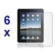 6 Pack Screen Protector For New Apple iPad 4, Apple iPad 3, Apple iPad 2 Tablet Includes Microfibre Cleaning Cloth And Application Card