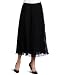 Jones New York Women's Pleated Long Full Skirt, Black, 16