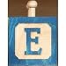Maple Landmark 25005 HANG-A-NAME- LETTER BLOCKS- E