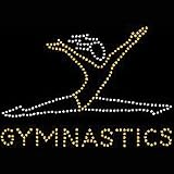 Gymnastics-Rhinestud Adult T-Shirt