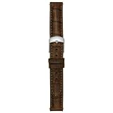 Swiss Watch International 18 MM Brown Genuine Crocodile Strap 18BAB02M