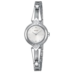 Seiko Women's Diamond Silver-Tone Watch #SUJF31