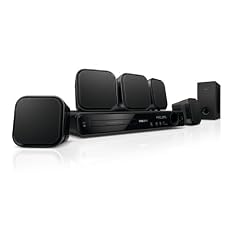 Philips HTS 3270 5.1 Heimkinosystem (HDMI, Upscaler 1080p, DivX Ultra-zertifiziert, 420 Watt, USB 2.0) schwarz