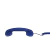 Moshi Moshi Retro Handset for All Mobile Phones + Computers - Soft Touch Dark Blue