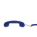 Moshi Moshi Retro Handset for All Mobile Phones + Computers - Soft Touch Dark Blue
