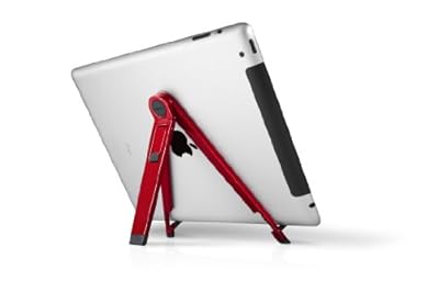 Twelve South (12-1108) Compass Portable Stand for iPad-Red (3rd Generation New iPad, iPad 1, and iPad 2)