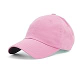 CLASSIC DELUXE BIO-WASHED POLO PINK HAT CAP HATS