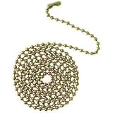 WESTINGHOUSE LIGHTING CORP 77050 BEADED CHAIN POLISHED BRASS 3'