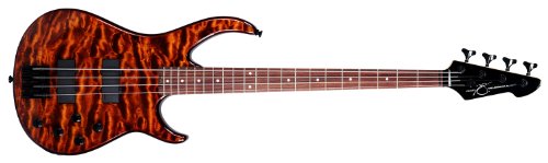 Peavey Millennium 4 String Electric Bass with Active Electronics, Transparent Tiger Eye