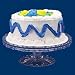 Maryland Plastics Crystal Cut Tiered Cake Plate - 10 1035