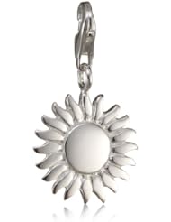 VINANI brand Germany 925 Sterling Silver Charm Pendant Sun shiny HSOE