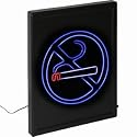 No Smoking Fluid Neon Sign