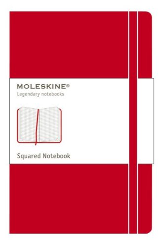 Moleskine Squared Notebook Large, Hard Red (Moleskine Legendary Notebooks)