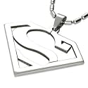 Men's Stainless Steel Superman Pendant