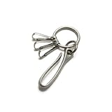 (ジップ)ZIP 真鍮 フック式 キーリング