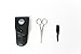 Facial Hair Scissors - Top Quality Stainless Steel - Rounded Tips for Safe Ear and Nose Hair Removal - Easy to Use At Home or When Traveling - Includes Case and Grooming Comb