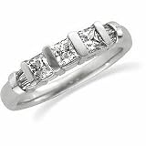Platinum Diamond Anniversary Band Size 6