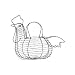 HEN SHAPE, FARM, KITCHEN, STAND COCKEREL EGG HOLDER