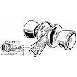 United States Hdwe. D-090B Entry Lockset