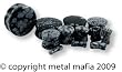 DOUBLE FLARE OBSIDIAN SNOWFLAKE PLUG POS00 -00G