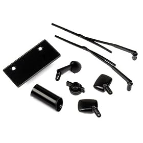 Body Accessory Set, Black: Cup Racer from HPI Accessories