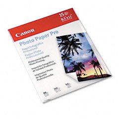 Canon Super High-Gloss Photo Paper Pro, 8-1/2 x 11, 15 Sheets per Pack