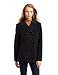 Ak Anne Klein Women's Wool Double-breasted Peacoat, Charcoal, Large