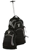 Island Hopper Rolling Backpack Bag with Companion Backpack Back Pack Suitcase Luggage... by Armor