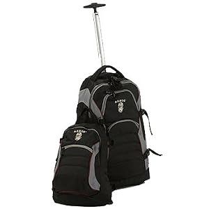 Island Hopper Rolling Backpack Bag with Companion Backpack Back Pack Suitcase Luggage Travel Gear Scuba Dive Diving Diver Sports Snorkeling... by