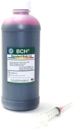 BCH Standard Bulk Magenta Refill Ink 500 ml (16.9 oz) for Canon Printers