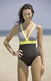 Color Blocks One Piece Swimsuit by It Figures! - Plus Size Swimwear Plus Size Swimsuit