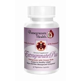 Estragranate Plus (Dietary Suppliment) by Pomegranate Health - 90 vegetarian capsules