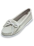 Minnetonka Moccasin Womens Kilty Unbeaded #205 Ice