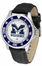 Michigan Wolverines Competitor Men's Watch by Suntime