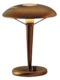 Holtkoetter Antique Brass Mushroom Shade Lamp